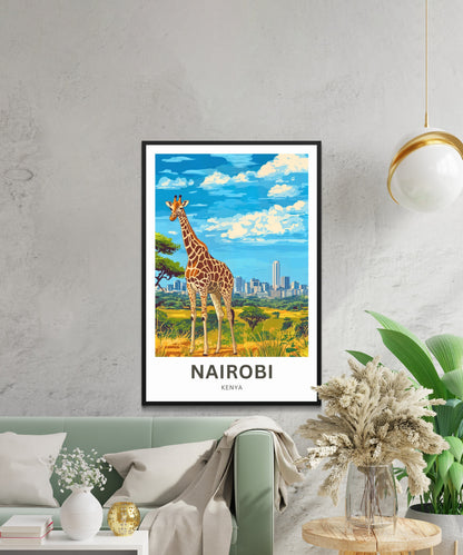 Nairobi Travel Poster - Kenya