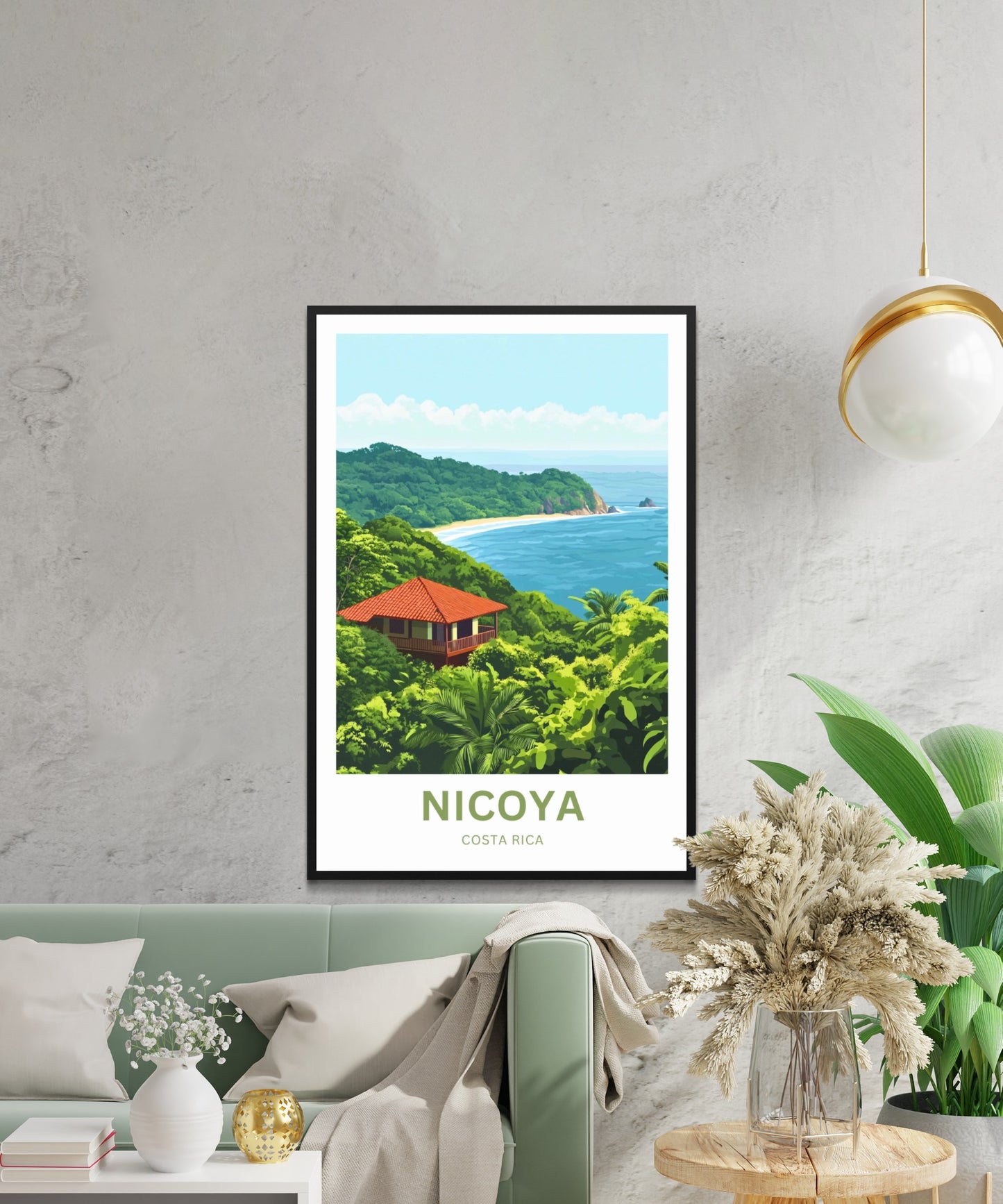 Nicoya Travel Poster  -Costa Rica Heaven