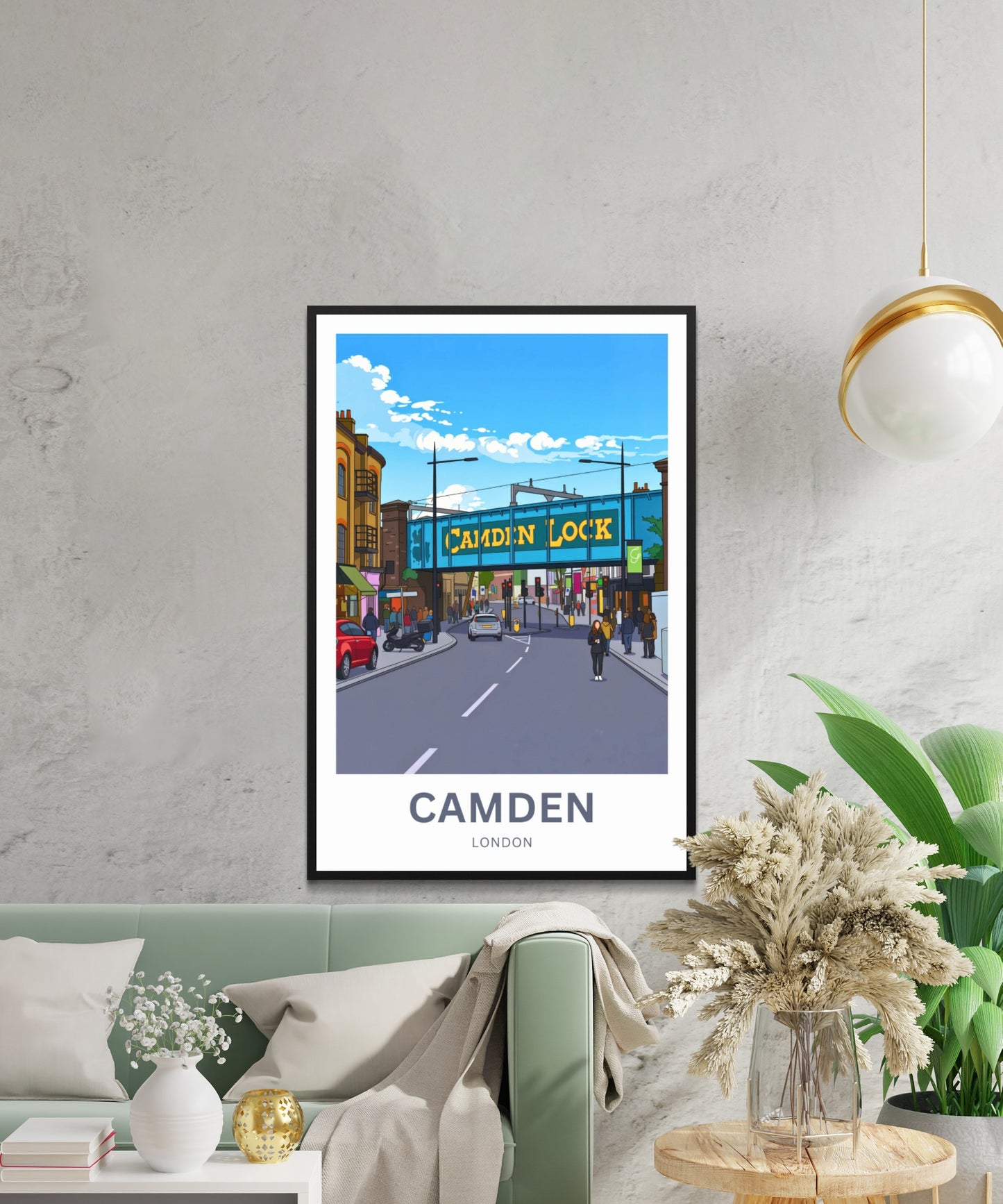 Camden Travel Poster - Creative Streets