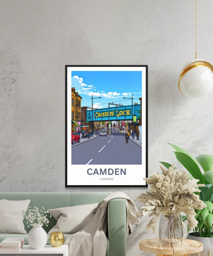 Camden Travel Poster - Creative Streets