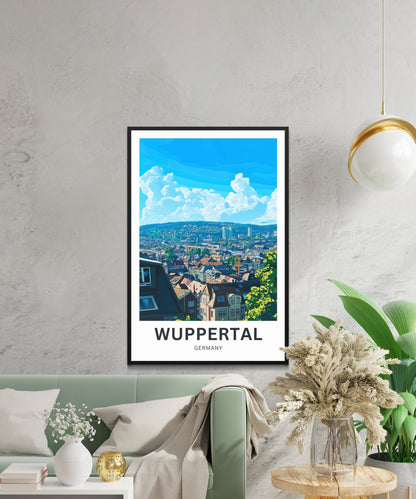 Wuppertal Travel Poster- Germany