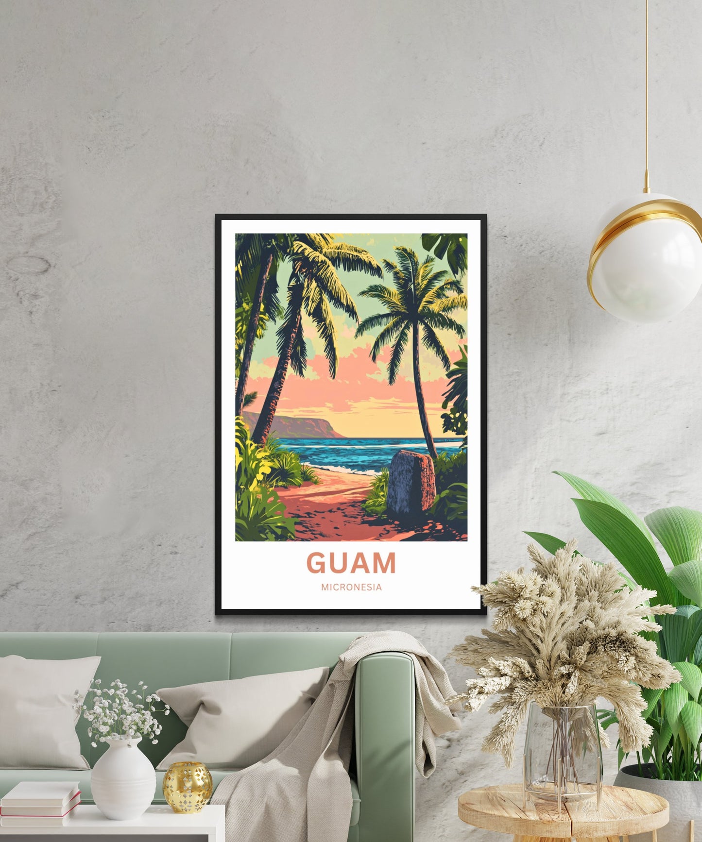 Guam Travel Poster - Island Escape in Micronesia