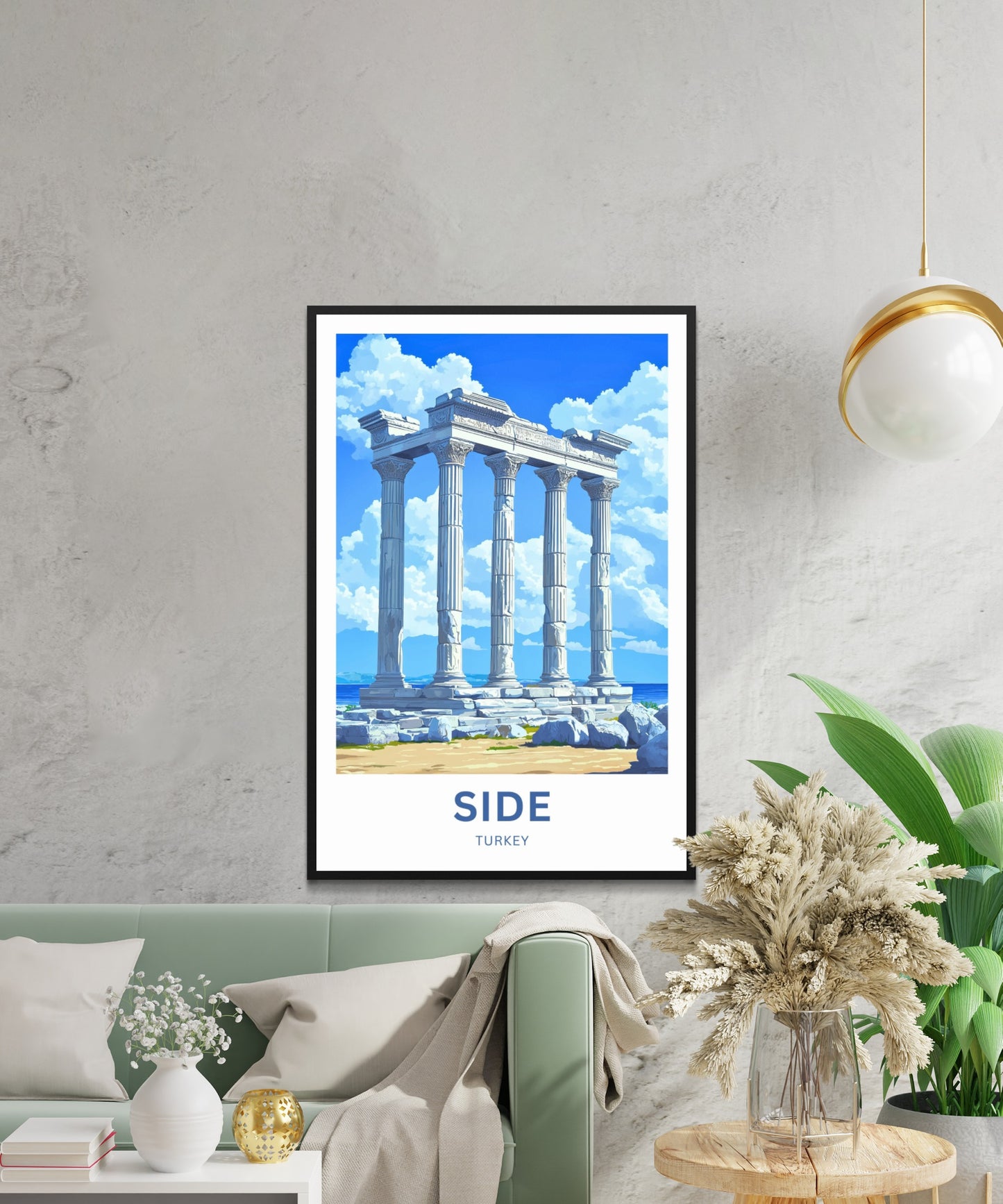 Side, Turkey Travel Poster