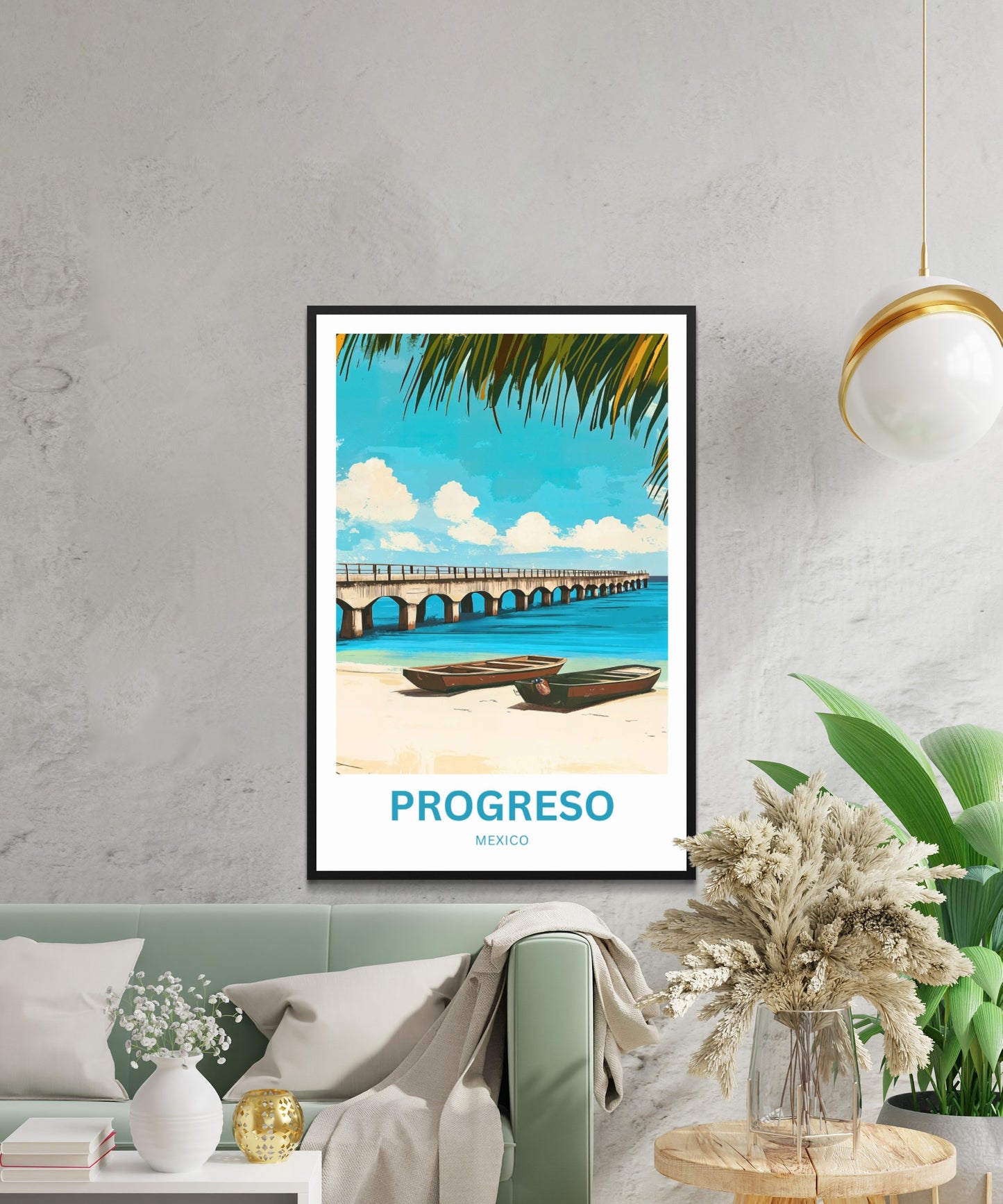 Progreso Travel Poster -  Longest Bridge