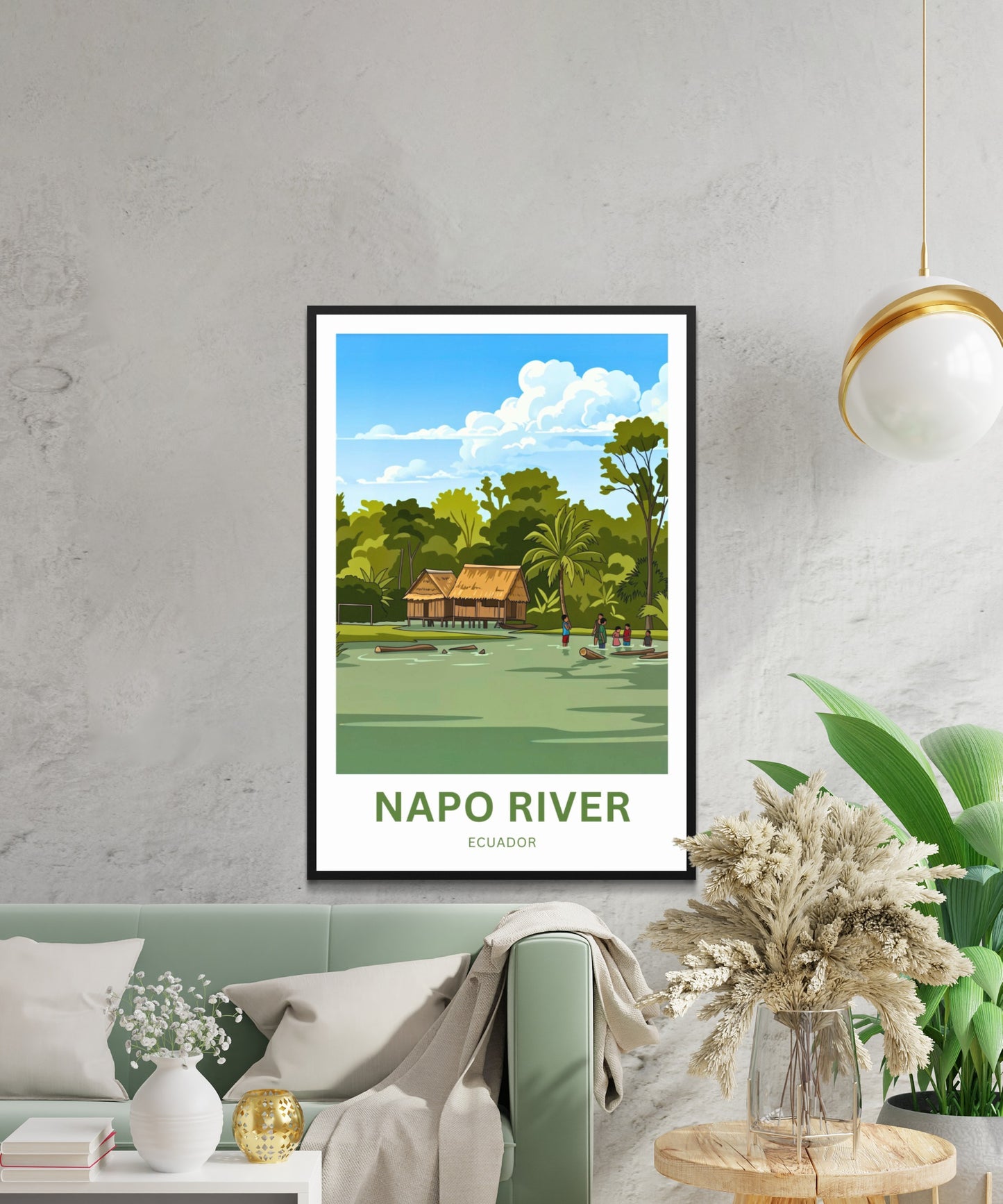Napo River Travel Poster - Amazon Tributary