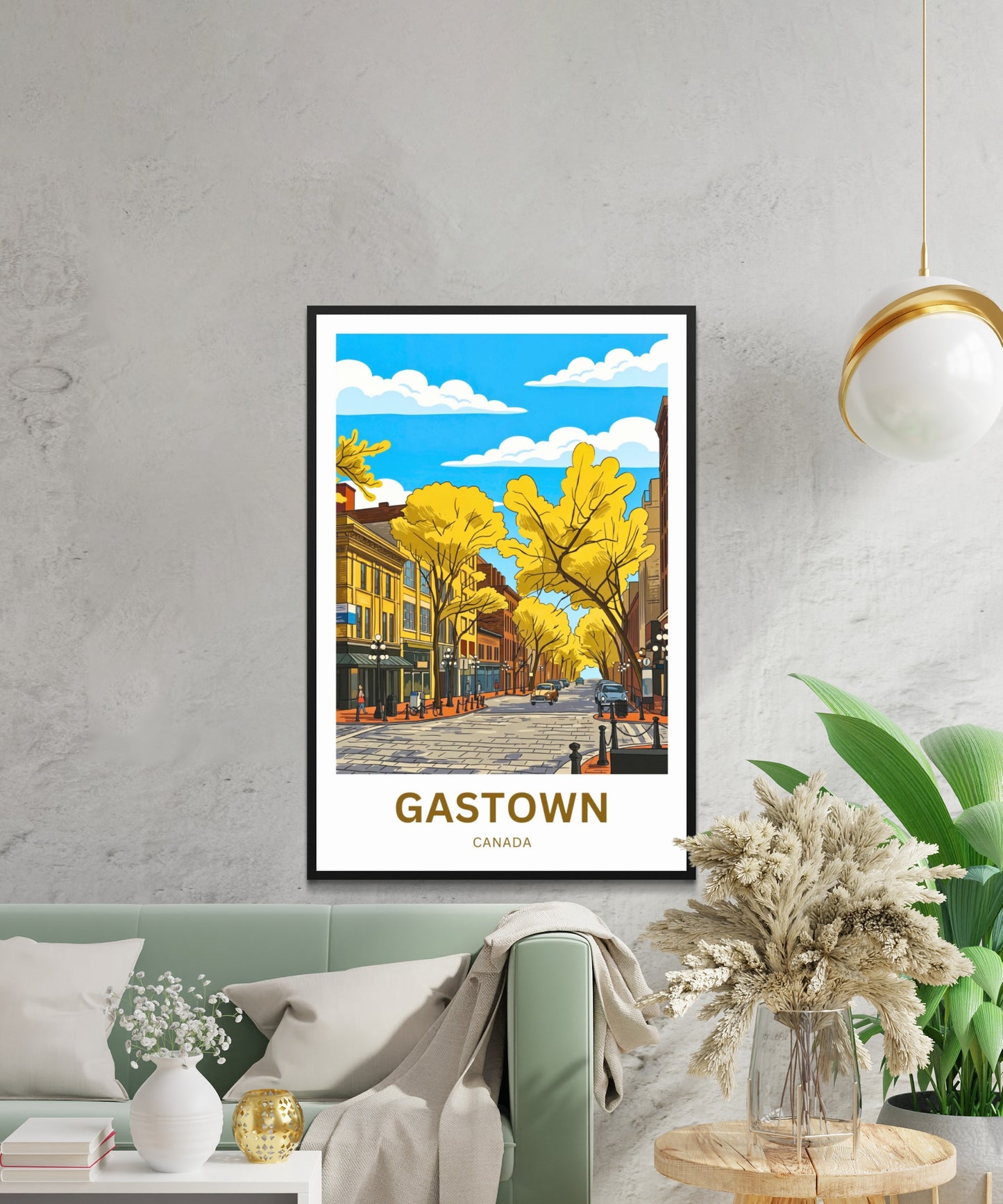 Gastown Travel Poster - Timeless Street