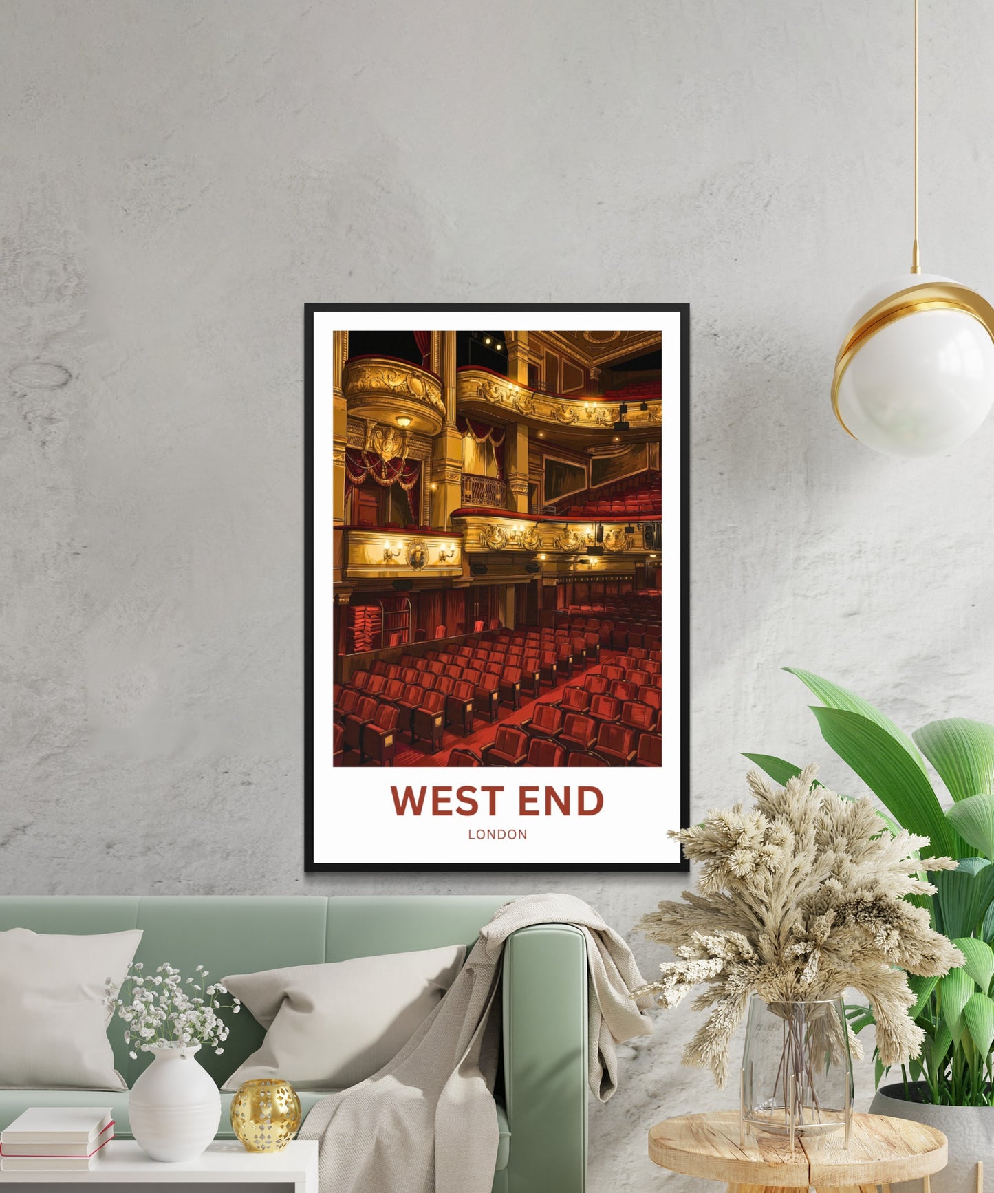 West End Travel Poster - Theatre