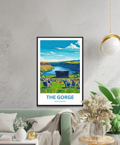 The Gorge Travel Poster- The Sound of the Gorge