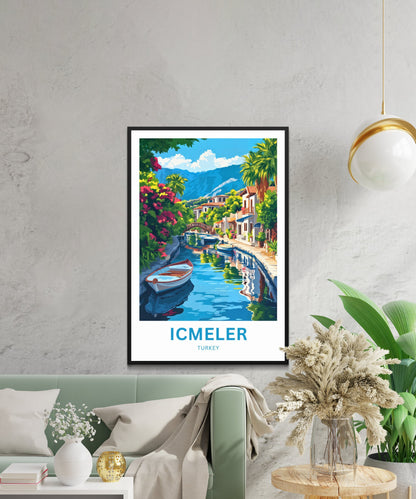 Içmeler Travel Poster- Mesmerizing Relaxing Beach