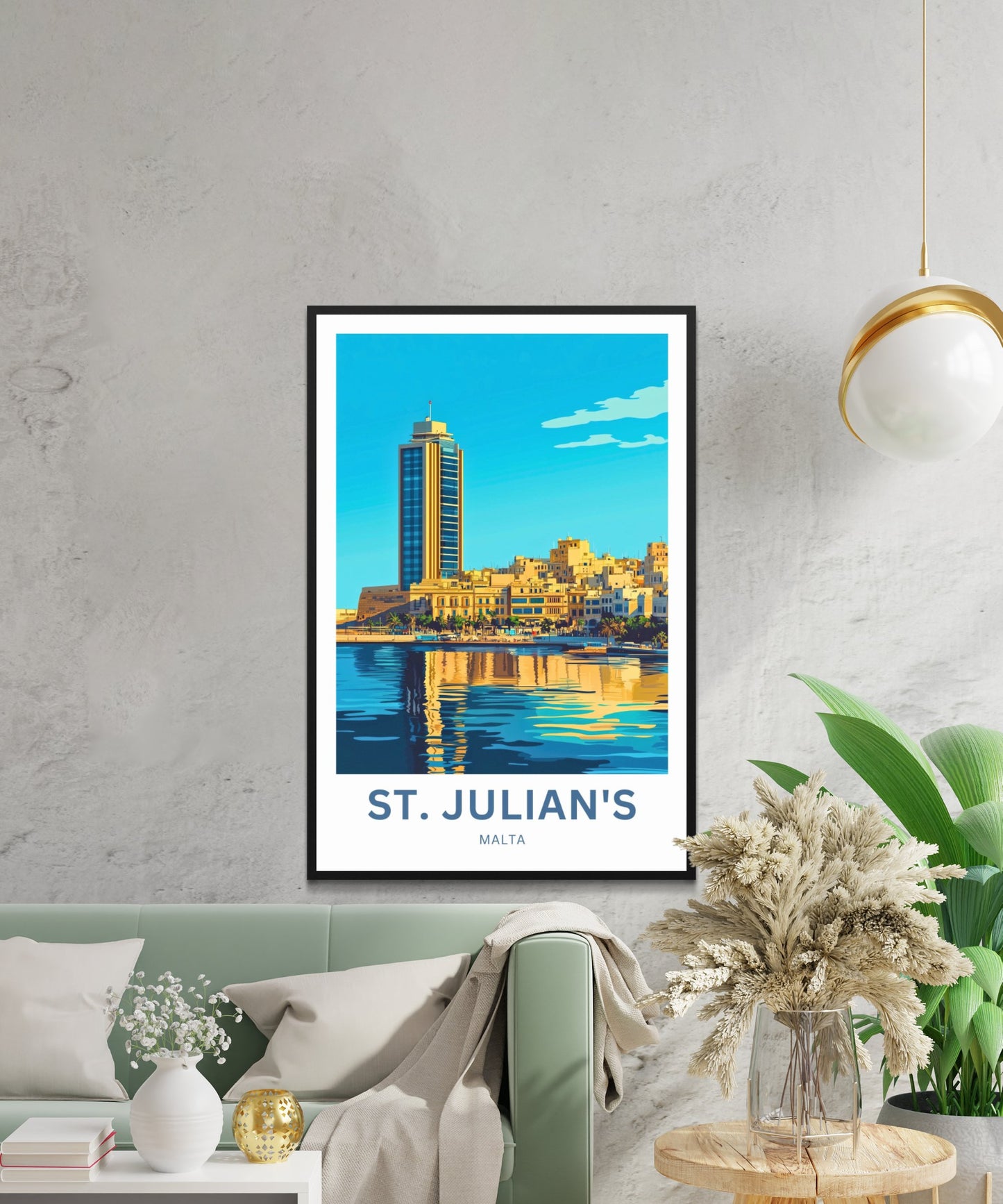 St. Julian’s Travel Poster- Mediterranean Magic