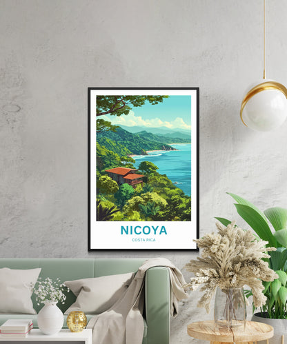 Nicoya, Costa Rica Travel Poster  - Coastal Blessing