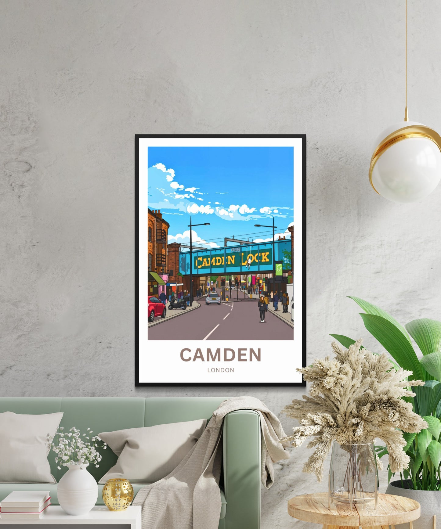 Camden Travel Poster - Street Spirit