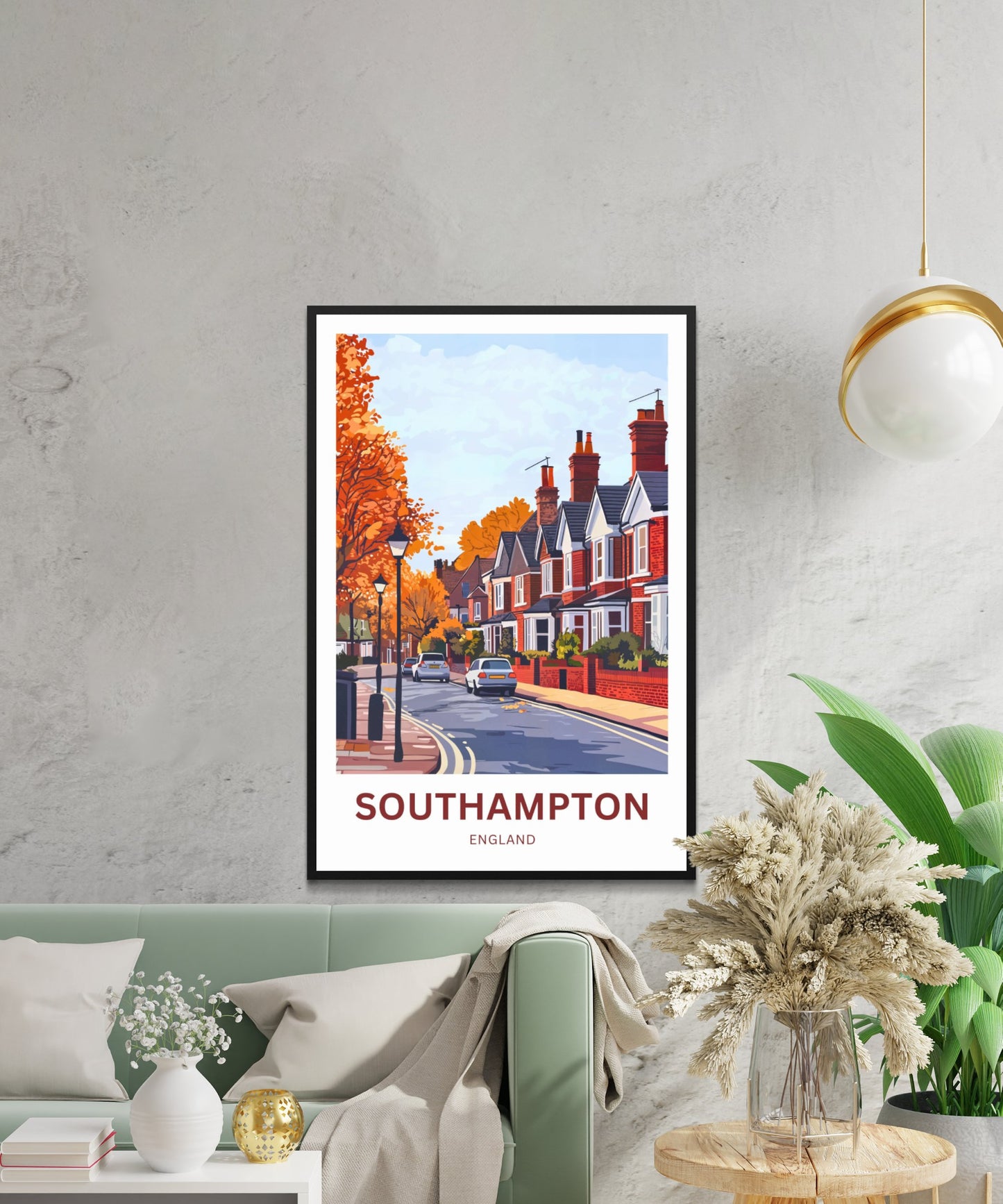 Southampton Travel Poster- Timeless Streets of England