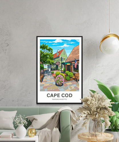 Cape Cod Travel Poster - Shops