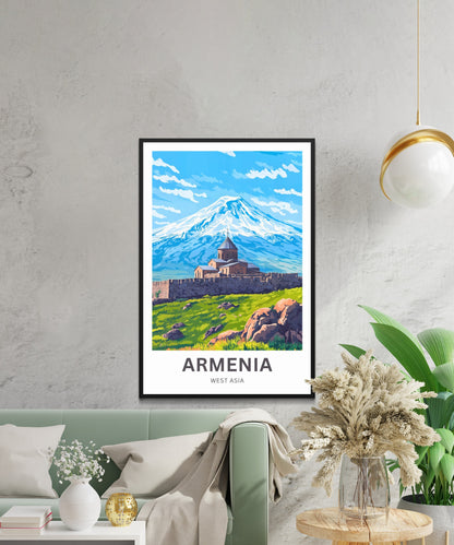 Armenia Travel Poster - Cradle of Civilization