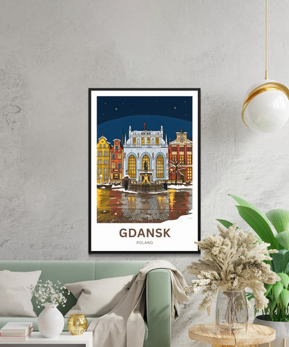 Gdańsk  Travel Poster - Captivating Building View