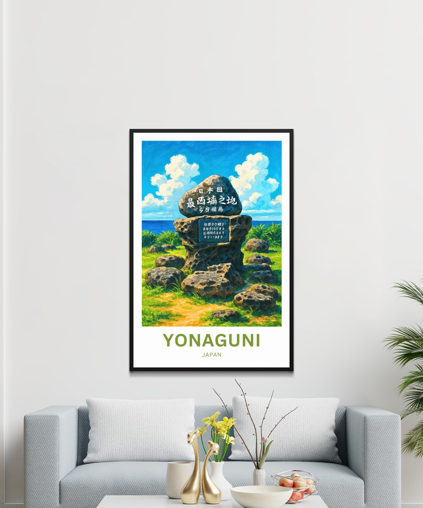 Yonaguni Travel Poster - Japan