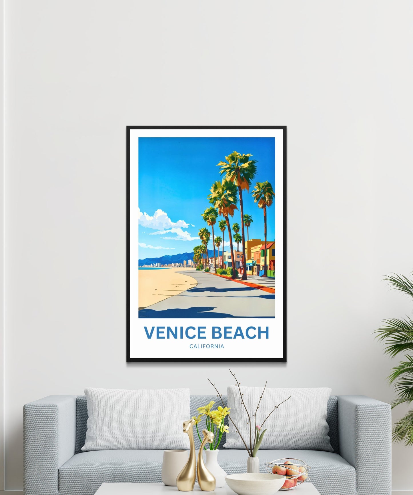 Venice Beach Travel Poster