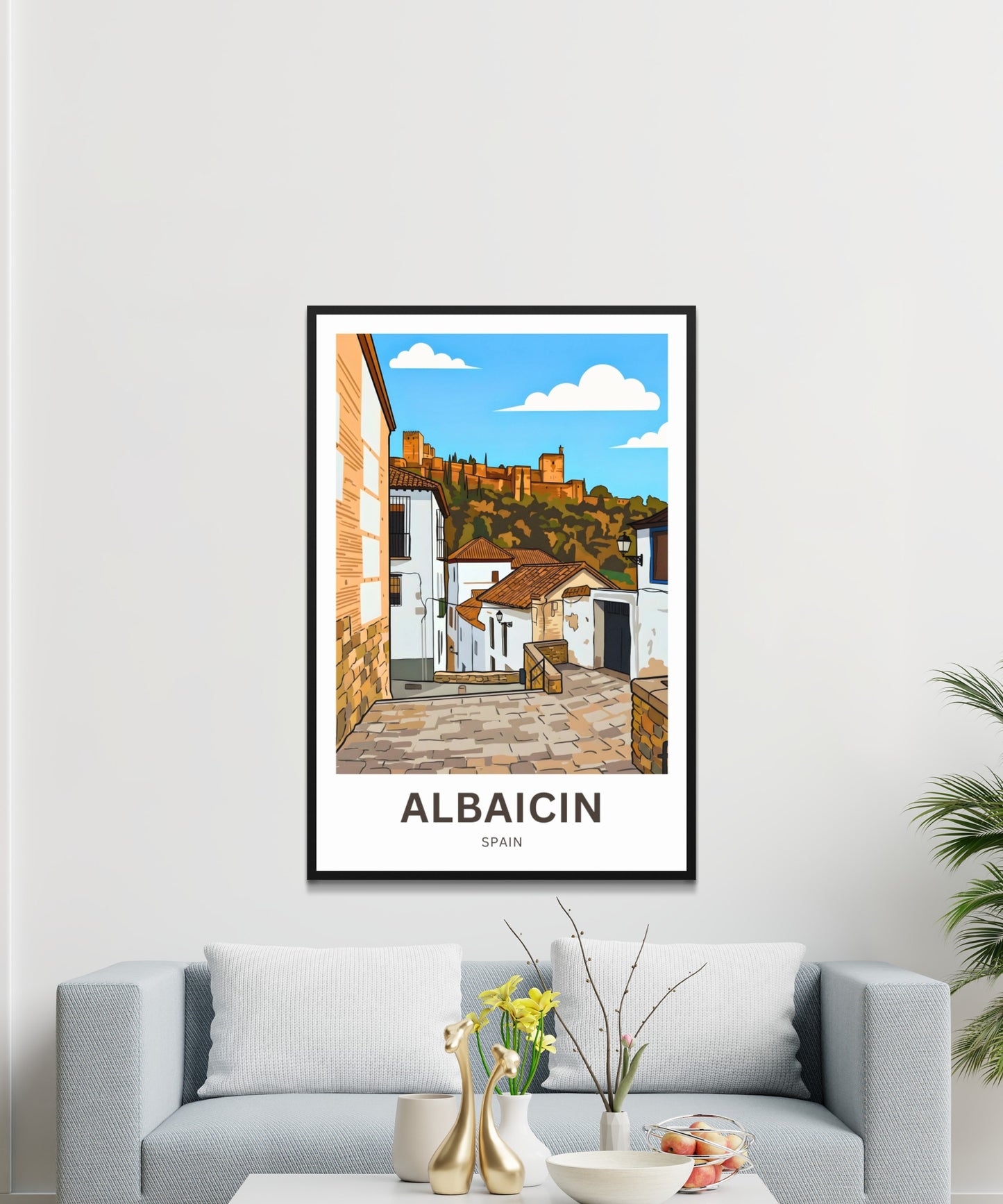 Albaicín Travel Poster - District