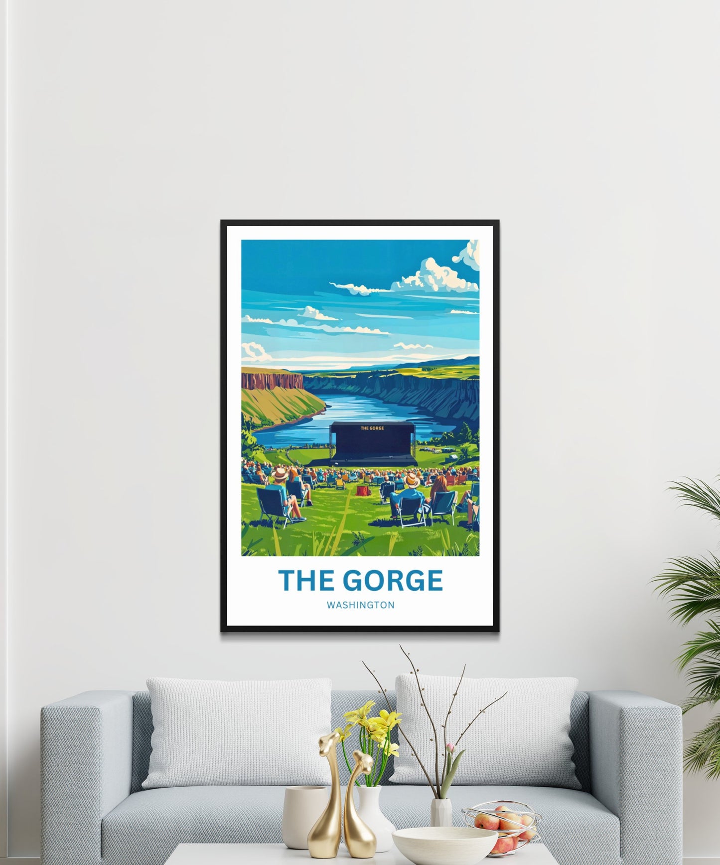 The Gorge Travel Poster- The Sound of the Gorge