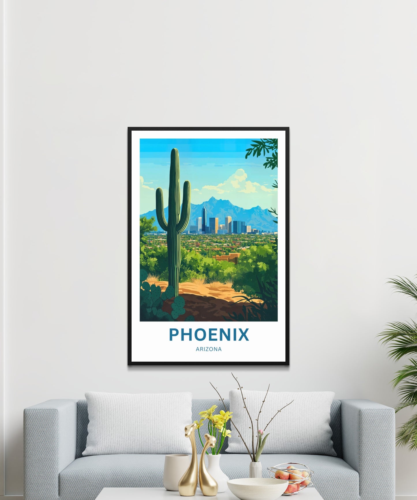 Phoenix Travel Poster - Where Desert Meets City