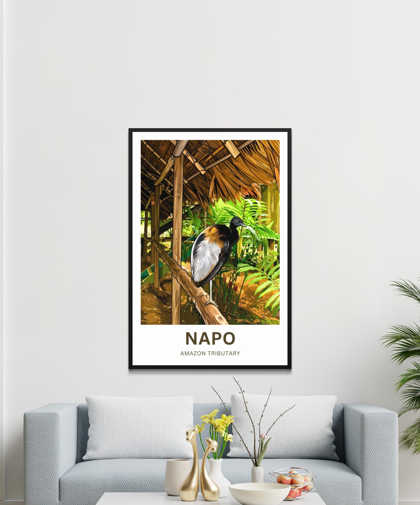 Napo River Travel Poster - Amazon Tributary Discovery