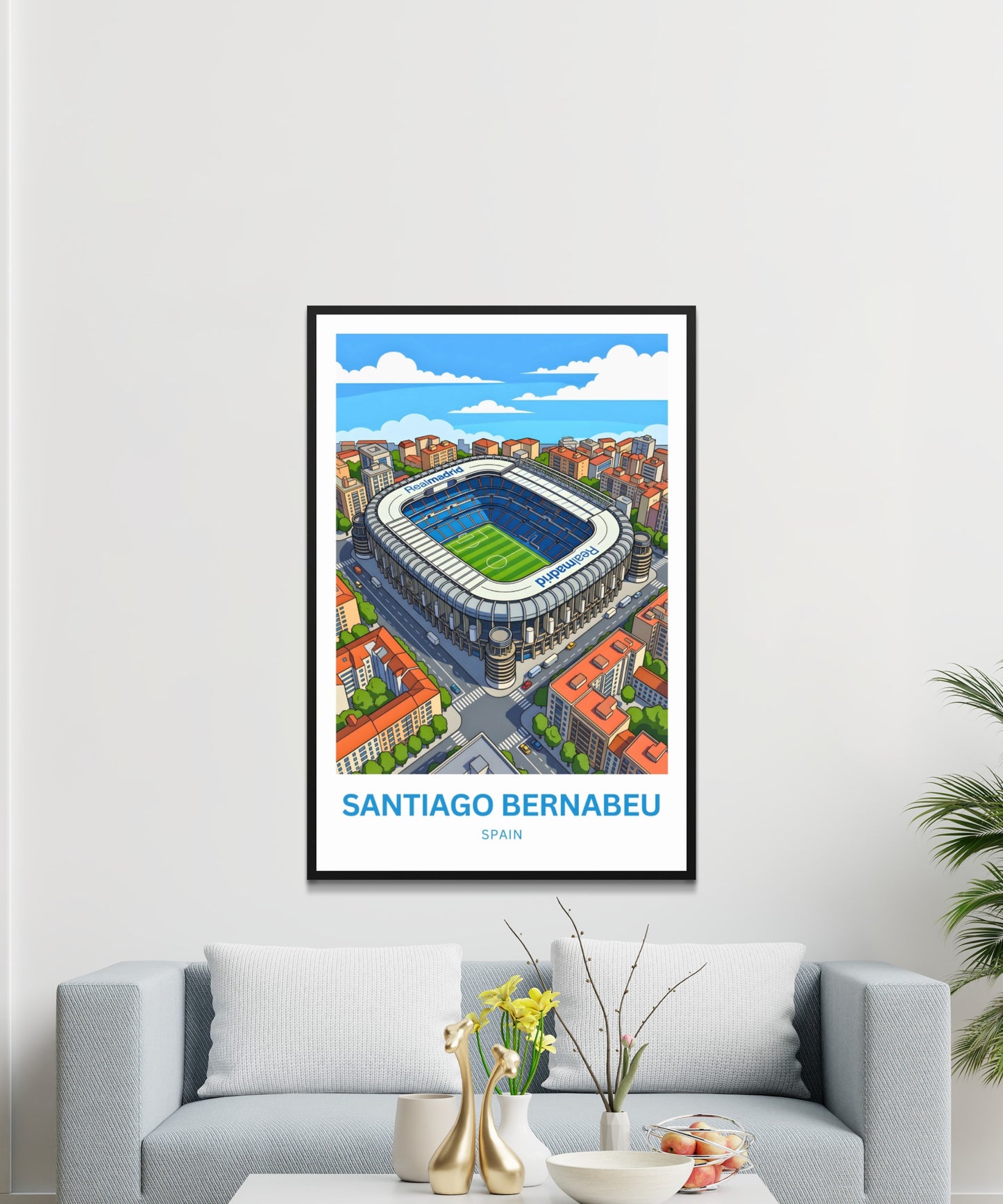 Santiago Bernabéu Stadium Travel Poster - Home Real Madrid
