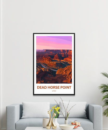 Dead Horse Point Travel Poster - National Park View