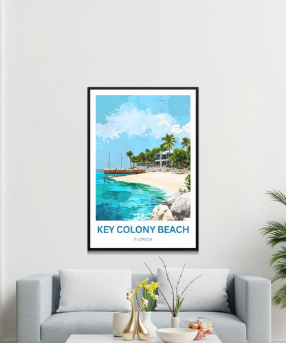 Key Colony Beach Travel Poster