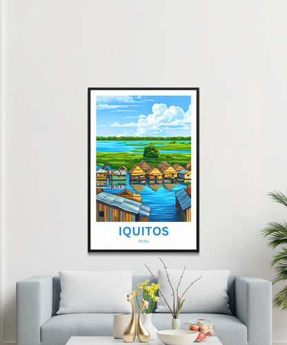 Iquitos Travel Poster - Explore Peru