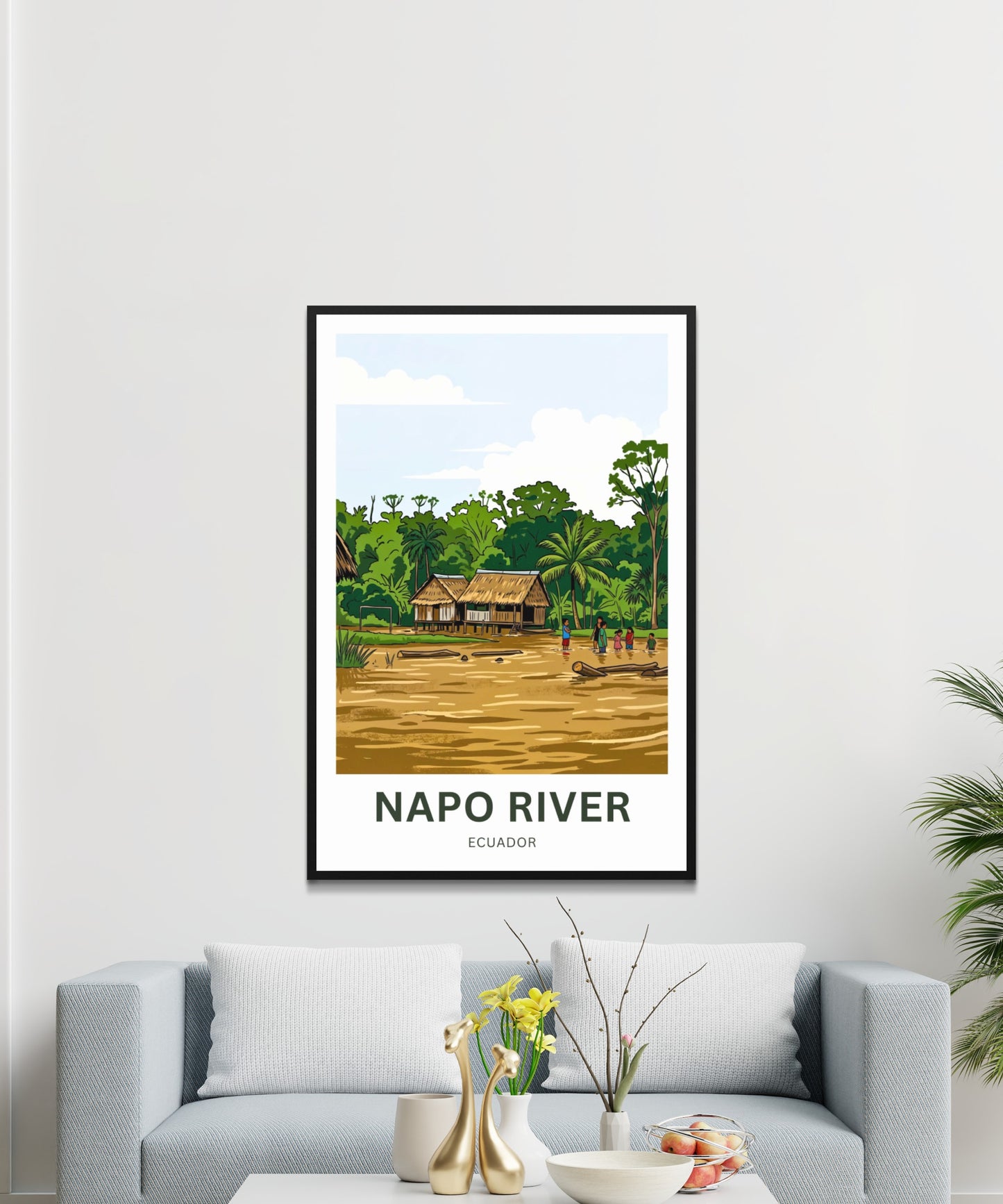 Napo River Travel Poster - Amazon Life