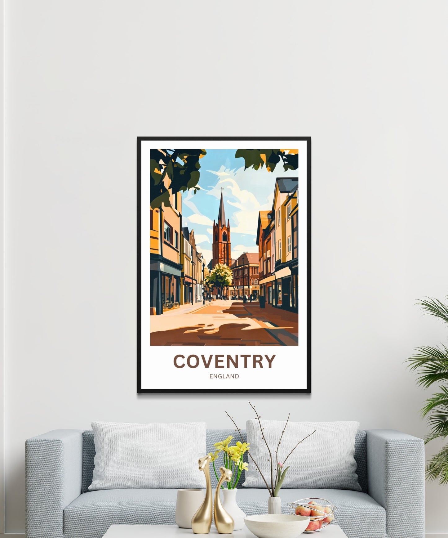 Coventry Travel Poster- Mesmerizing Street View