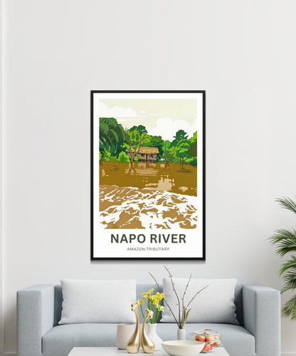 Napo River Travel Poster - Captivating Journey