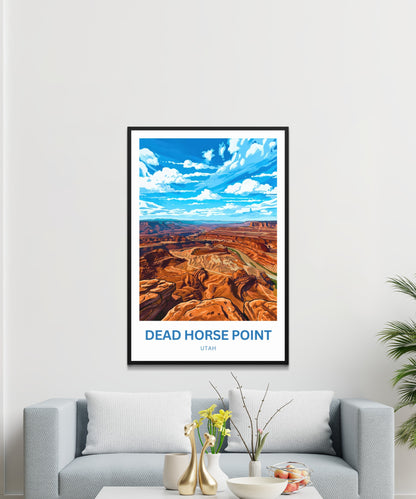 Dead Horse Point Travel Poster - Endless Horizon