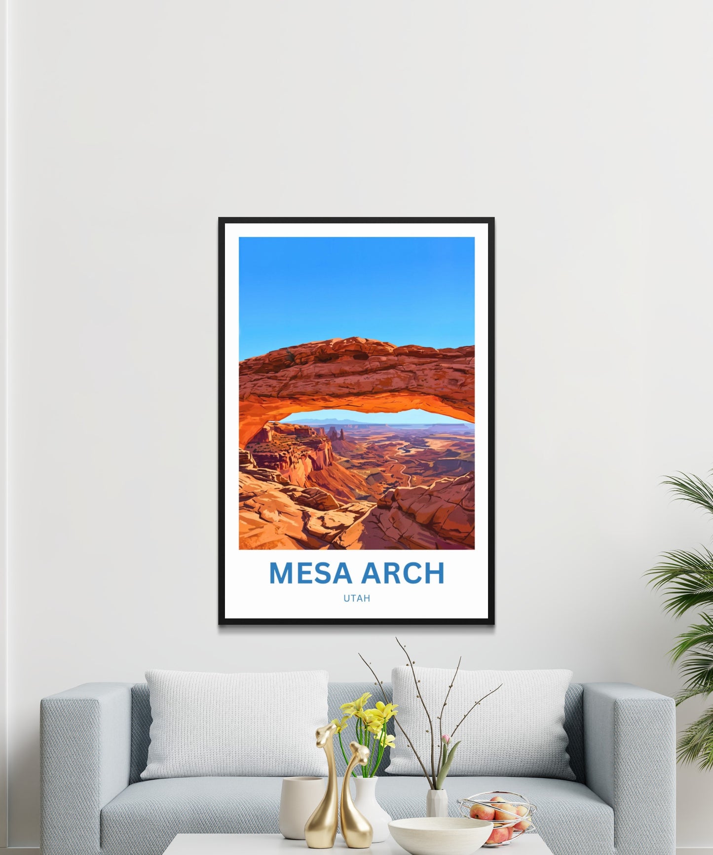 Mesa Arch Travel Poster -   Breathtaking View