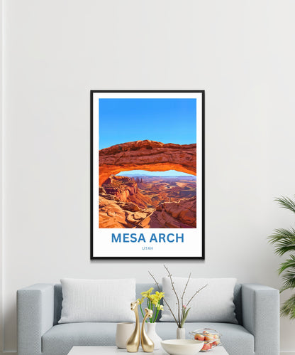 Mesa Arch Travel Poster -   Breathtaking View