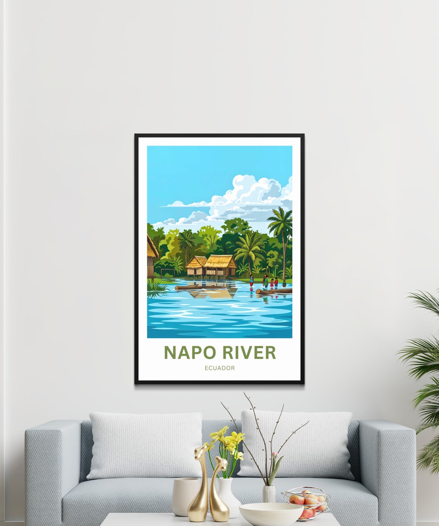 Napo River Travel Poster - Wilderness