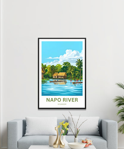 Napo River Travel Poster - Wilderness