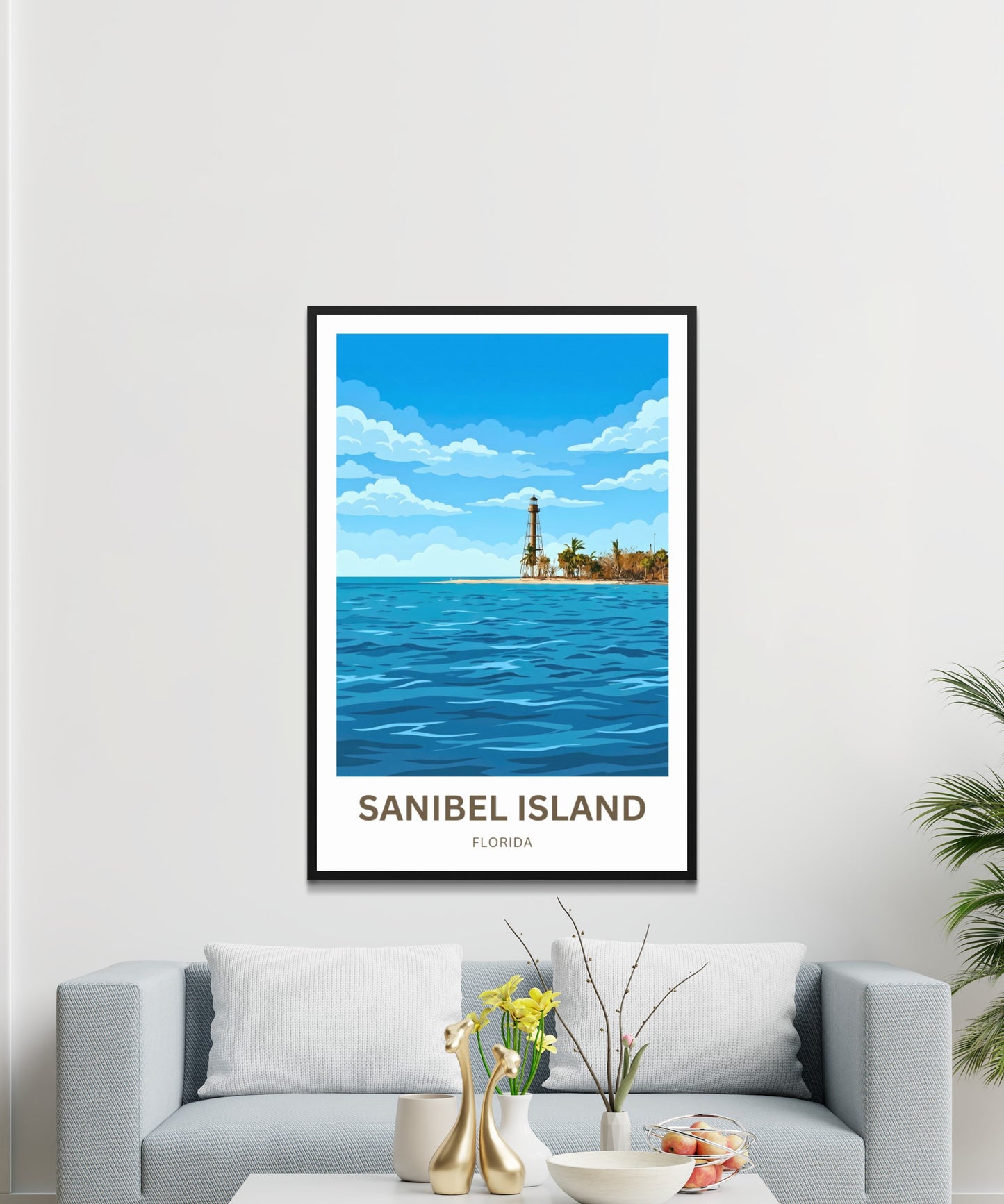 Sanibel Island, Florida Travel Poster
