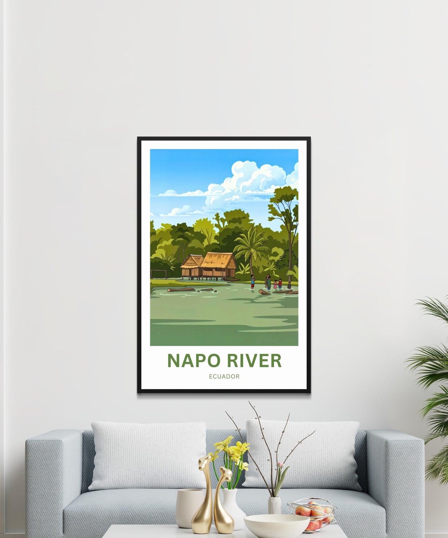 Napo River Travel Poster - Amazon Tributary