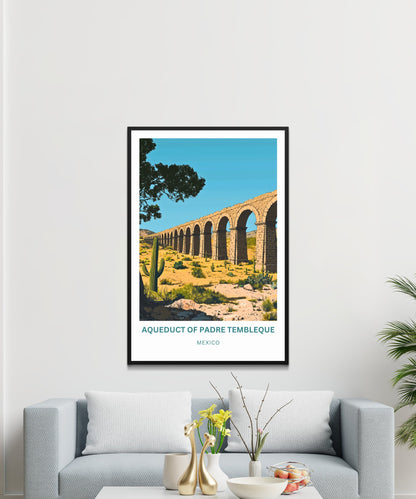 Aqueduct of Padre Tembleque Travel Poster