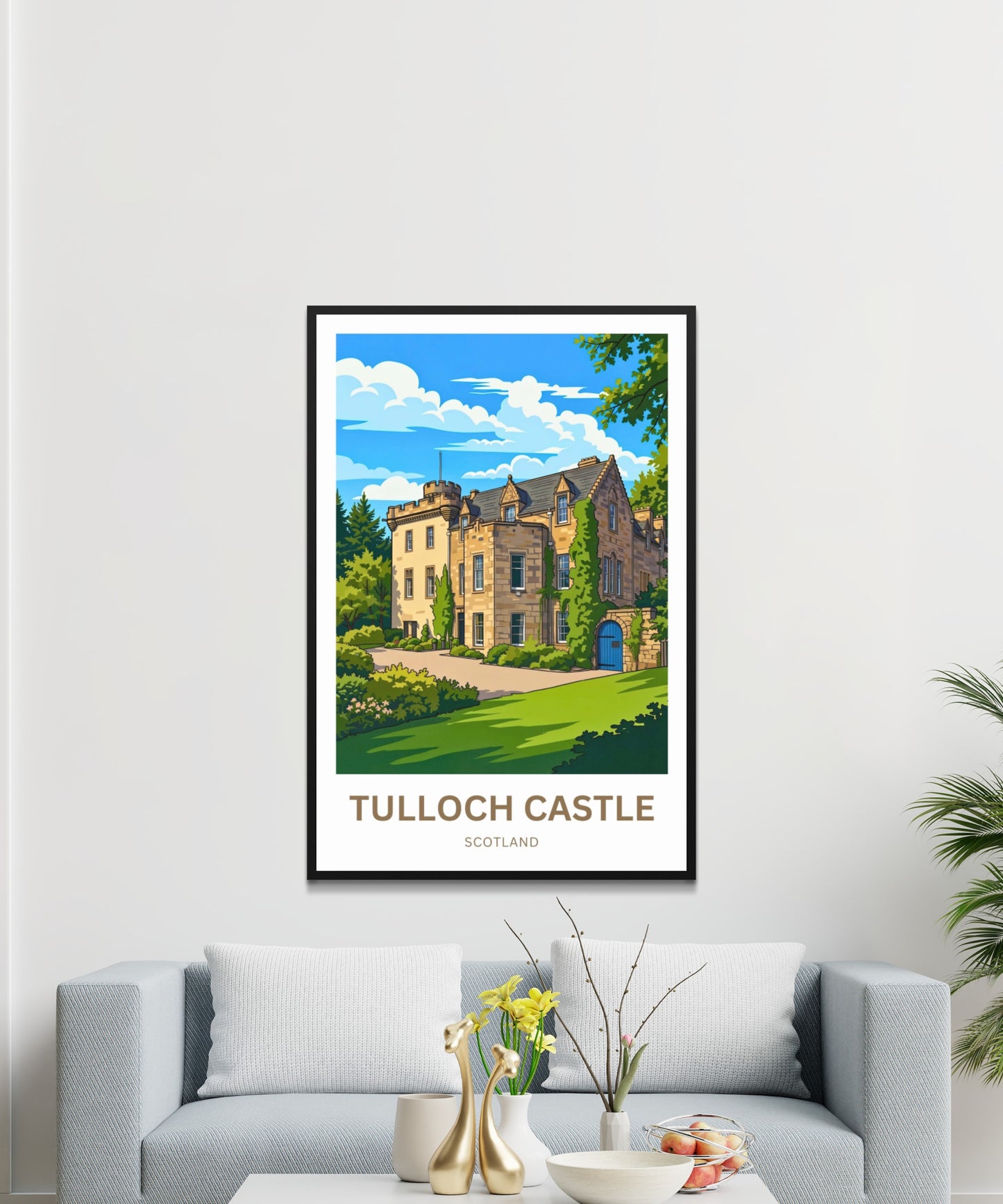 Tulloch Castle Travel Poster - Historic