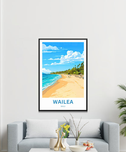 Wailea Travel Poster -  Pacific Dream