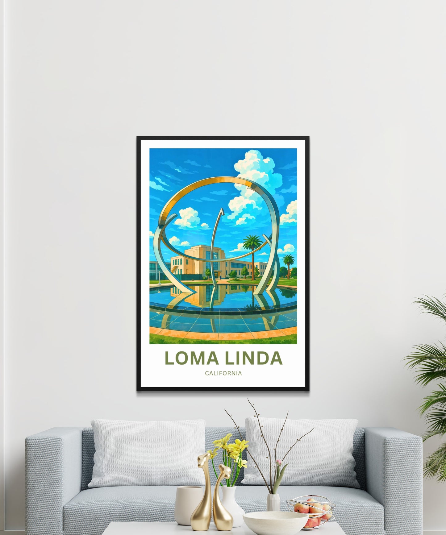 Loma Linda Travel Poster  - Campus University