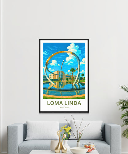 Loma Linda Travel Poster  - Campus University