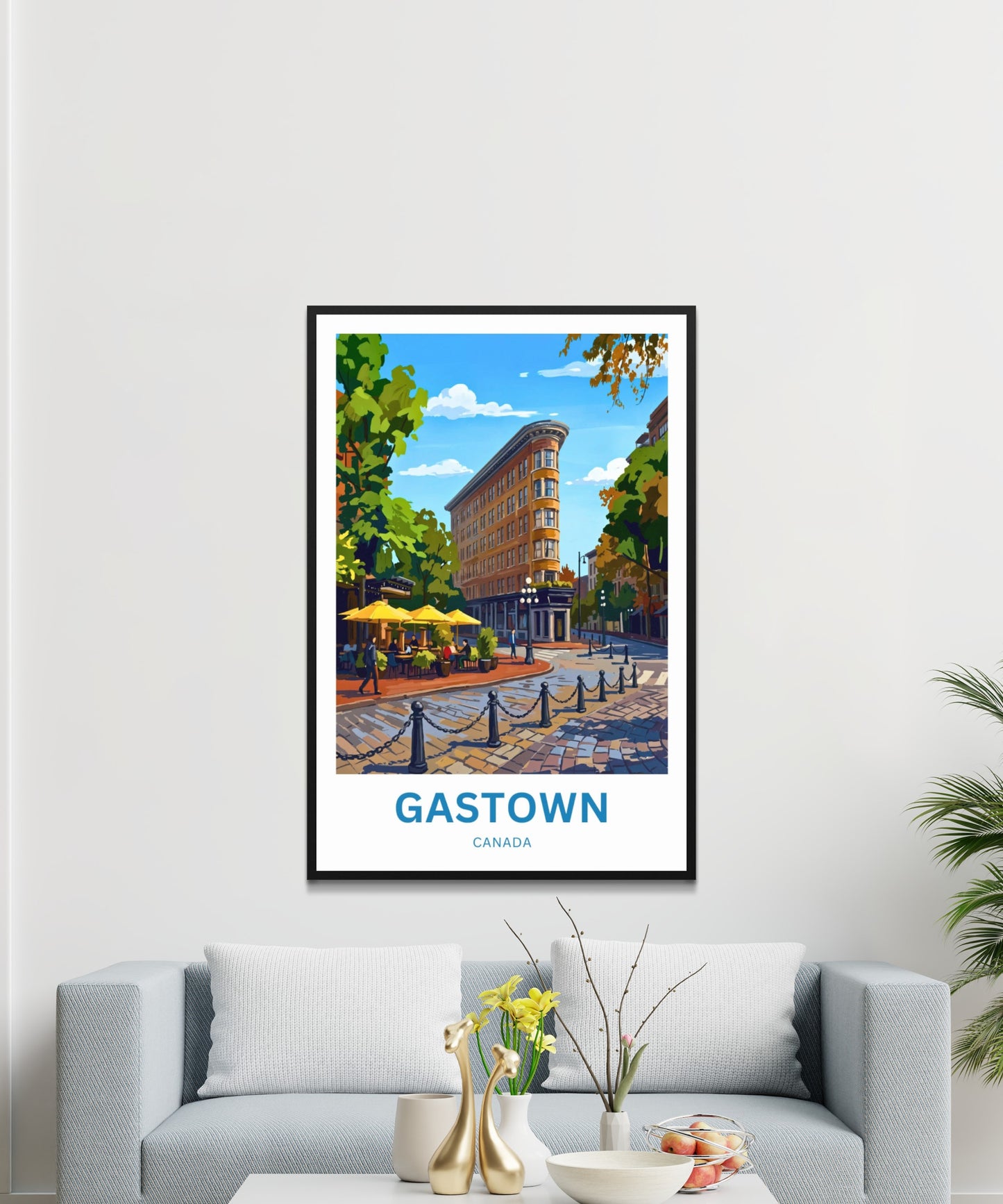 Gastown Travel Poster - Vancouver’s Old Town