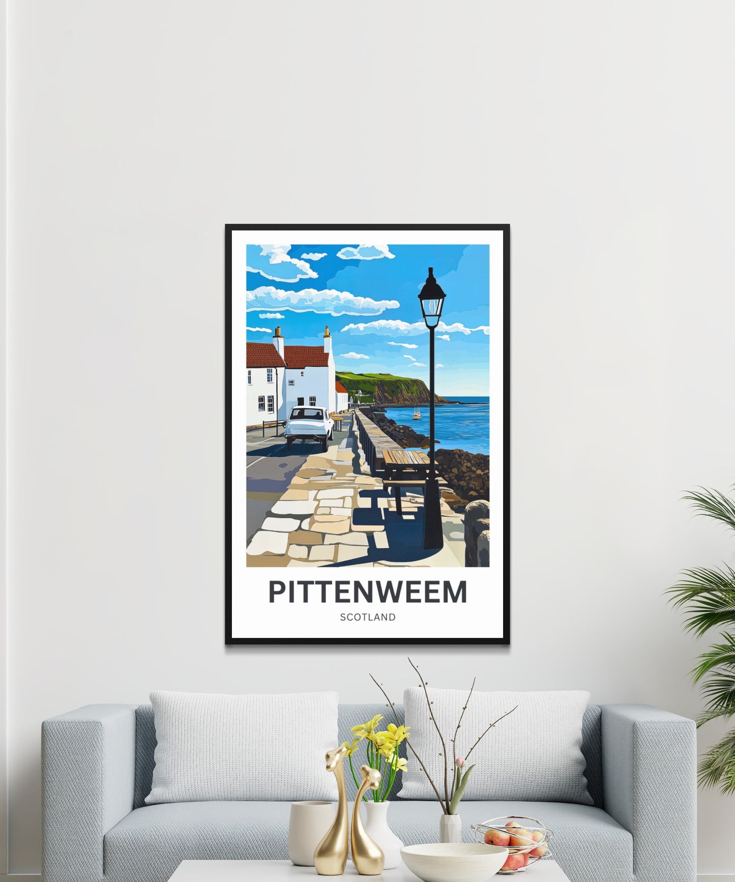 Pittenweem Travel Poster - Coastal Life