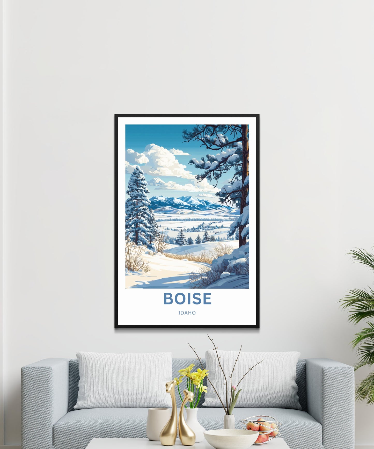 Boise Travel Poster