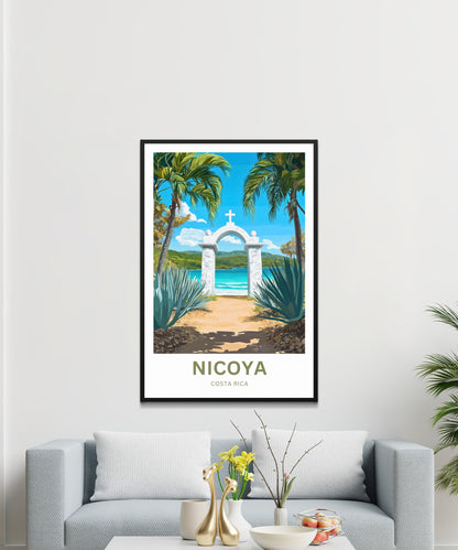 Nicoya, Costa Rica Travel Poster  - Pathway to Paradise