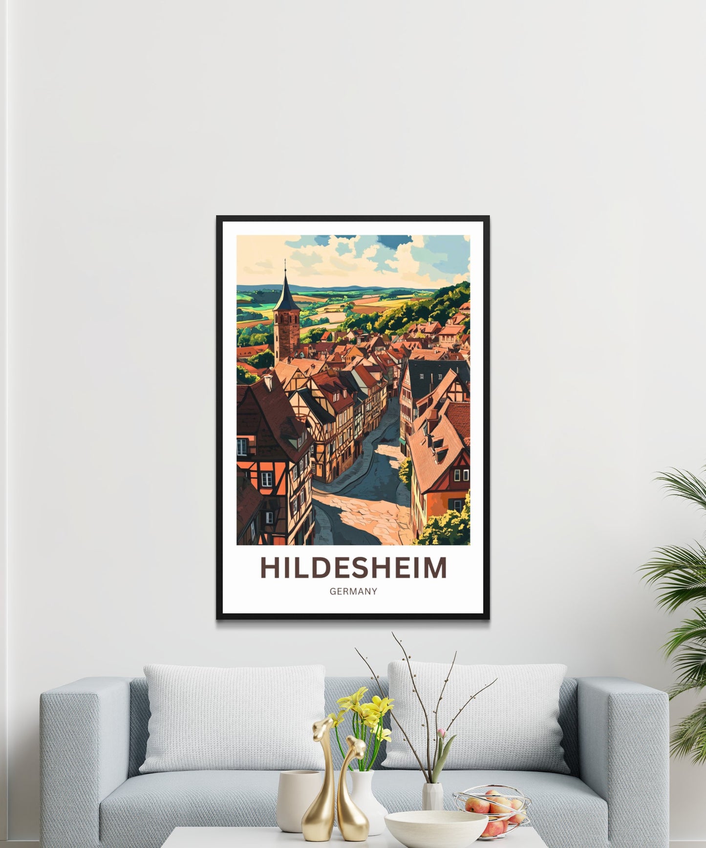 Hildesheim Travel Poster- Germany